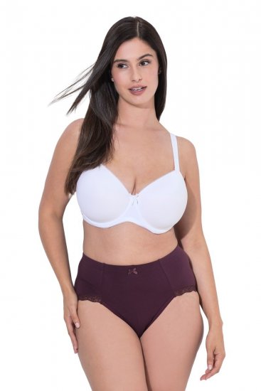 Ulla Popken 852698 Kalhotky 3 ks Hnědá - Kalhotky - 