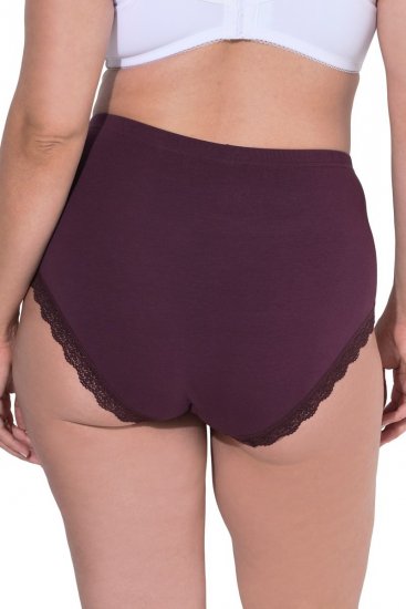 Ulla Popken 852698 Kalhotky 3 ks Hnědá - Kalhotky - 