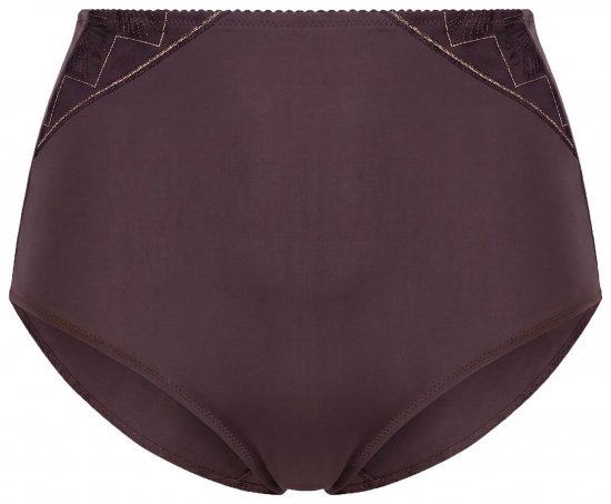 Ulla Popken 853062 Boxerky Hnědá - Kalhotky - 