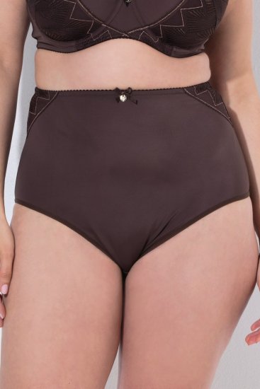 Ulla Popken 853062 Boxerky Hnědá - Kalhotky - 
