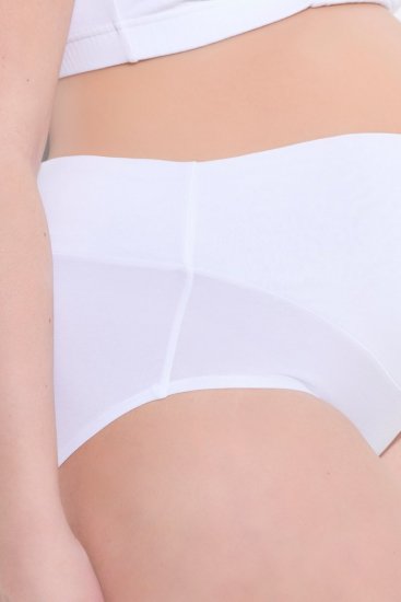 Ulla Popken 853611 Těhotenské kalhotky Bílá - Kalhotky - 