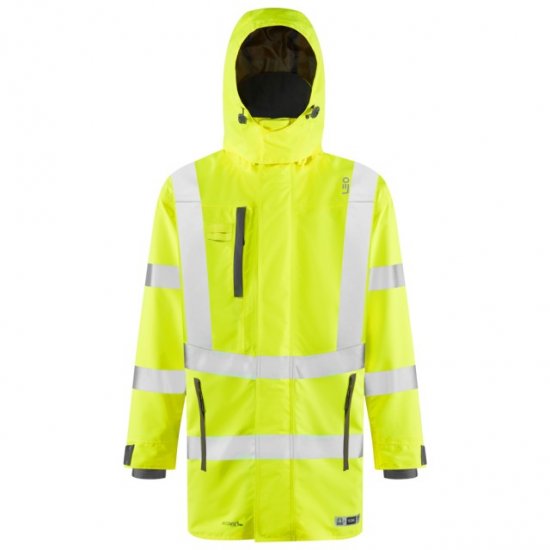 Leo Eastleigh Ecoviz 10K Performance Breathable Anorak Hi-Vis Yellow - Pracovní oděvy - Pracovní Oděvy 3XL-6XL