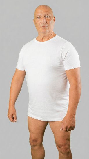 20 Nodi Mezzogiorno Sports T-Shirt White - Trička - Trička nadměrné velikosti - 2XL-14XL