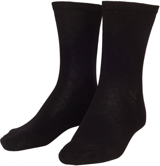 Adamo Adrian Sensitive-socks Black 2-pack - Spodní prádlo - Spodní Prádlo Nadměrné Velikosti 2XL-8XL