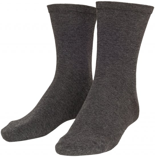 Adamo Adrian Sensitive-socks Charcoal 2-pack - Spodní prádlo - Spodní Prádlo Nadměrné Velikosti 2XL-8XL