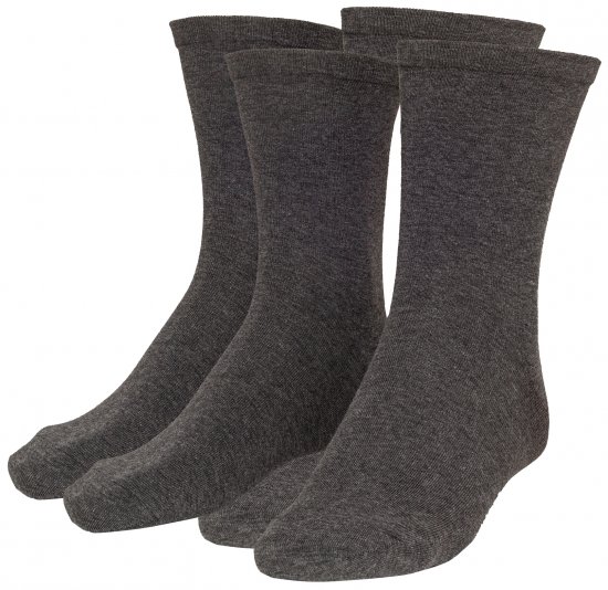 Adamo Adrian Sensitive-socks Charcoal 2-pack - Spodní prádlo - Spodní Prádlo Nadměrné Velikosti 2XL-8XL