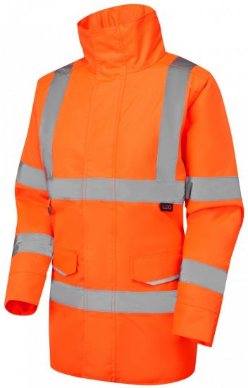 Leo Cheristow EcoViz 4K Women's Baffle Lined Anorak Hi-Vis Orange - Pracovní Oděvy - 