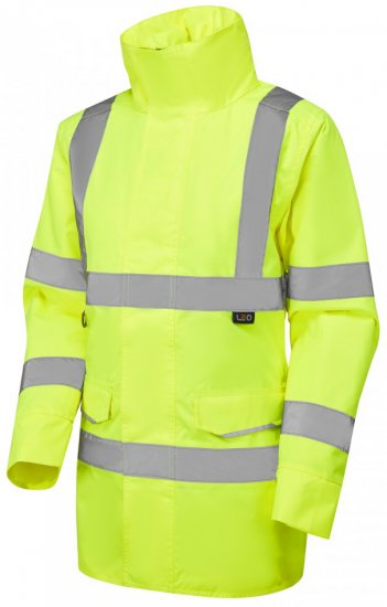 Leo Cheristow EcoViz 4K Women's Baffle Lined Anorak Hi-Vis Yellow - Pracovní Oděvy - 