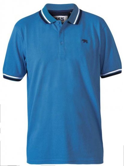 D555 Allante 2 Pique Polo Royal Blue - Polokošile - Polokošile 2XL-8XL - Trička s límečkem 2XL-8XL