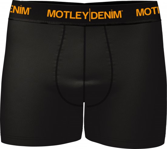 Motley Denim Amsterdam Boxershorts Black 2-pack - Spodní prádlo - Spodní Prádlo Nadměrné Velikosti 2XL-8XL