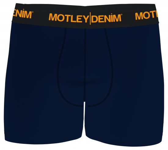 Motley Denim Amsterdam Boxershorts Navy 2-pack - Spodní prádlo - Spodní Prádlo Nadměrné Velikosti 2XL-8XL