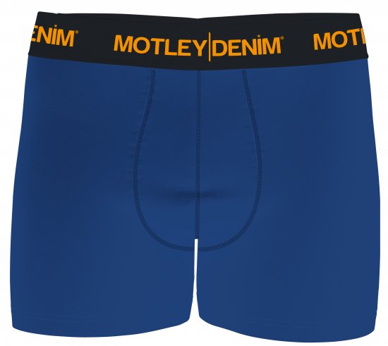 Motley Denim Amsterdam Boxershorts Royal Blue 2-pack - Spodní prádlo - Spodní Prádlo Nadměrné Velikosti 2XL-8XL