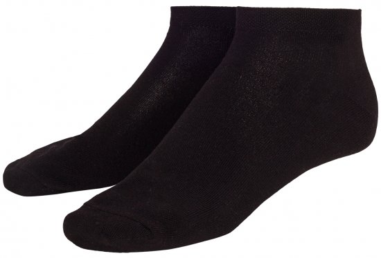 Adamo Anton sneaker-socks Black 4-pack - Spodní prádlo - Spodní Prádlo Nadměrné Velikosti 2XL-8XL