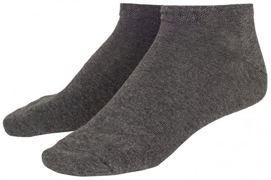 Adamo Anton sneaker-socks Charcoal 4-pack - Spodní prádlo - Spodní Prádlo Nadměrné Velikosti 2XL-8XL