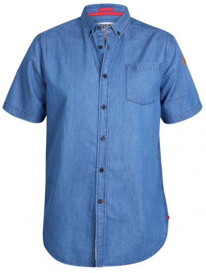 D555 Arnold Denim Shirt - Košile - Košile 2XL-10XL