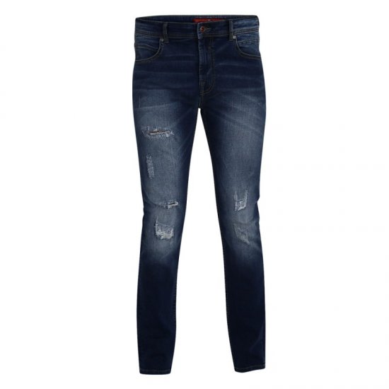 D555 Asher 1959 Stretch Jeans with rips - Džíny & kalhoty - Džíny a Kalhoty - W40-W70