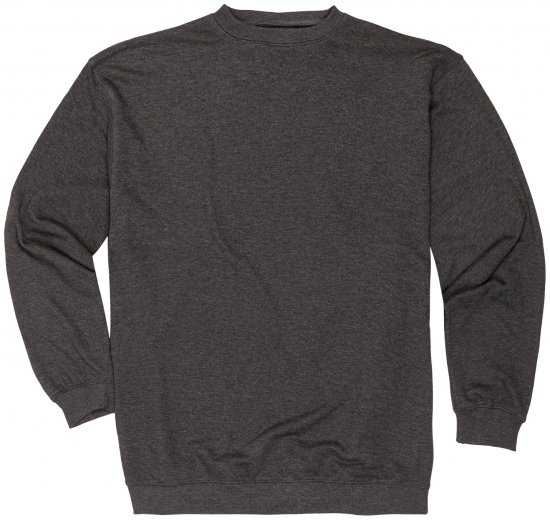 Adamo Athen Crew neck Sweatshirt Charcoal - Mikiny & mikiny s kapucí - Mikiny & Mikiny s kapucí 2XL-12XL