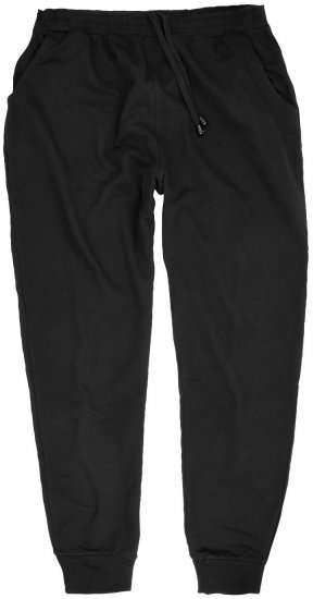 Adamo Athen Sweatpants with Cuffs Black - Tepláky & kraťasy - Tepláky a Teplákové Kraťasy 2XL-12XL