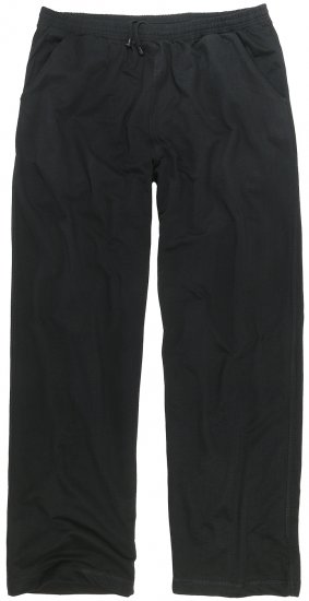 Adamo Athen Sweatpants with Open Hem Black - Tepláky & kraťasy - Tepláky a Teplákové Kraťasy 2XL-12XL