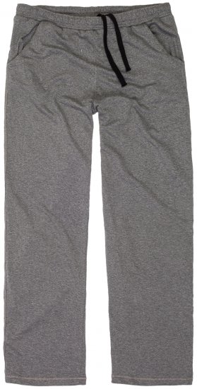 Adamo Athen Sweatpants with Open Hem Grey - Tepláky & kraťasy - Tepláky a Teplákové Kraťasy 2XL-12XL