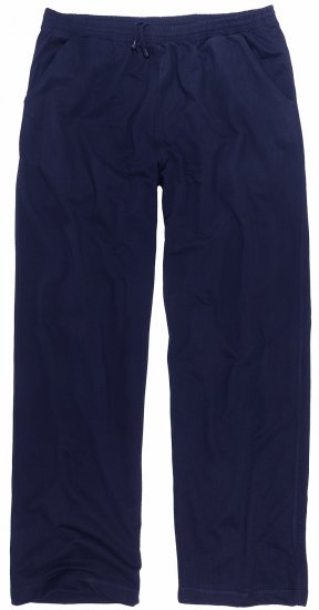 Adamo Athen Sweatpants with Open Hem Navy - Tepláky & kraťasy - Tepláky a Teplákové Kraťasy 2XL-12XL