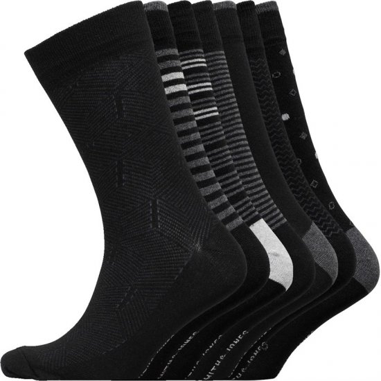 Smith & Jones Blacksmith 7-pack Socks - Spodní prádlo - Spodní Prádlo Nadměrné Velikosti 2XL-8XL