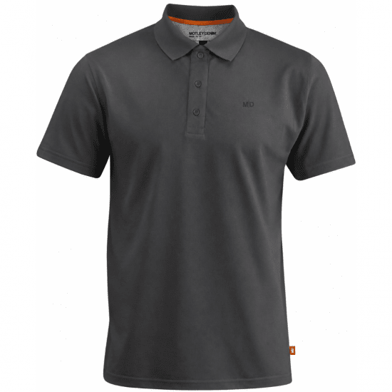 Motley Denim Bratislava Polo Charcoal - Polokošile - Polokošile 2XL-8XL - Trička s límečkem 2XL-8XL