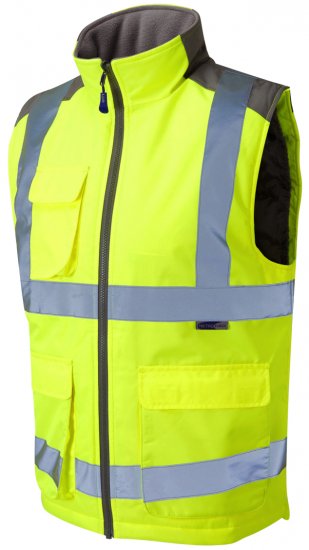 Leo Torrington Bodywarmer Yellow - Pracovní Oděvy - Pracovní Oděvy 3XL-6XL