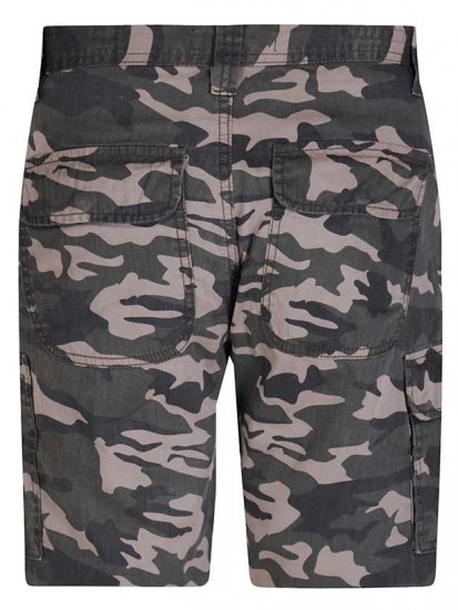 D555 Chadwick Shorts Green Camo - Šortky - Šortky Nadměrné Velikosti W40-W60