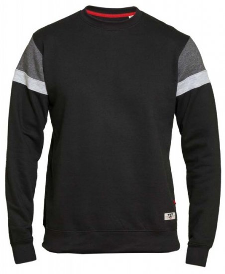 D555 Clermont Sweatshirt Black - Mikiny & mikiny s kapucí - Mikiny & Mikiny s kapucí 2XL-12XL