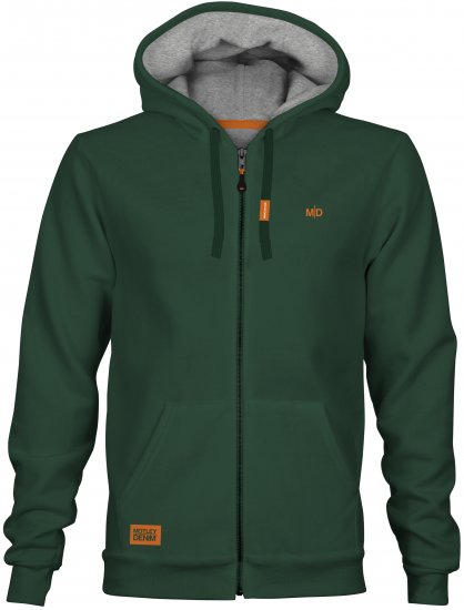 Motley Denim Copenhagen Hoodie Racing Green - Mikiny & mikiny s kapucí - Mikiny & Mikiny s kapucí 2XL-12XL