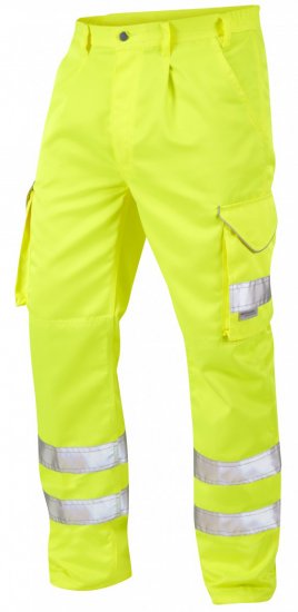 Leo Bideford Cargo Pants Hi-Vis Yellow - Pracovní oděvy - Pracovní Oděvy 3XL-6XL