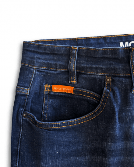 Motley Denim Soho 5-Pocket Jeans Dark Wash - Džíny & kalhoty - Džíny a Kalhoty - W40-W70