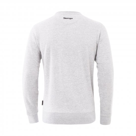 Slazenger Dean Sweatshirt Grey - Mikiny & mikiny s kapucí - Mikiny & Mikiny s kapucí 2XL-12XL