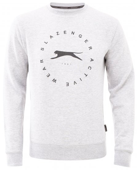 Slazenger Dean Sweatshirt Grey - Mikiny & mikiny s kapucí - Mikiny & Mikiny s kapucí 2XL-12XL