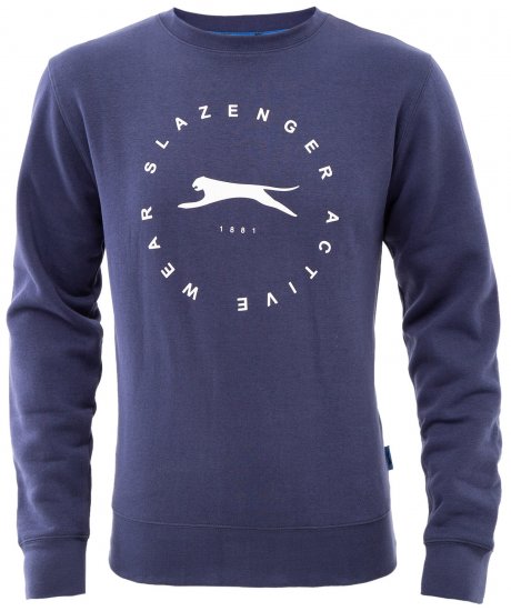 Slazenger Dean Sweatshirt Navy - Mikiny & mikiny s kapucí - Mikiny & Mikiny s kapucí 2XL-12XL