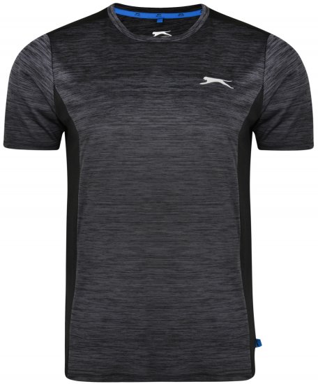 Slazenger Drew T-shirt Black - Trička - Trička nadměrné velikosti - 2XL-14XL