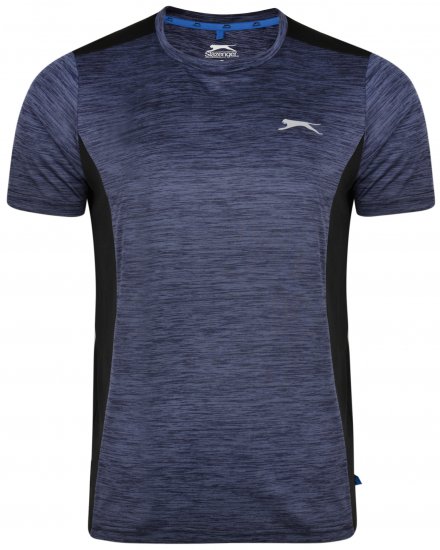 Slazenger Drew T-shirt Navy - Trička - Trička nadměrné velikosti - 2XL-14XL