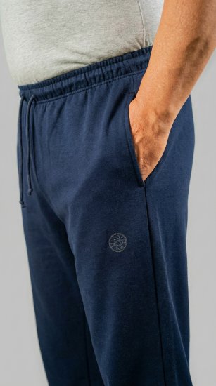 20 Nodi Grecale Stretch Fleece Cotton Sports Pants with Enzyme and Soft Touch Treatment Navy - Tepláky & kraťasy - Tepláky a Teplákové Kraťasy 2XL-12XL