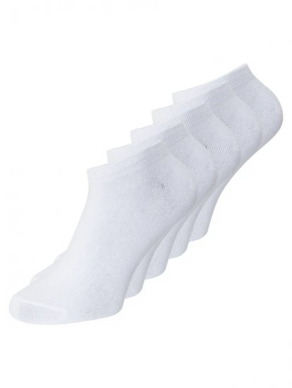 Jack & Jones Dongo Ponožky Bílá 5-pack - Spodní prádlo - Spodní Prádlo Nadměrné Velikosti 2XL-8XL