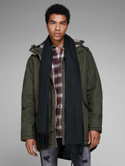 Jack & Jones Solid Šála Černá - Šály - 