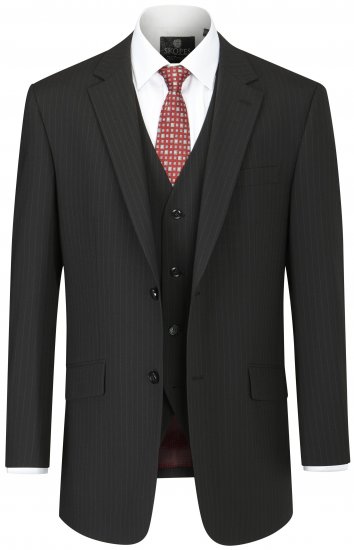 Skopes Darwin Suit jacket Black stripe - Obleky - Obleky 2XL-8XL