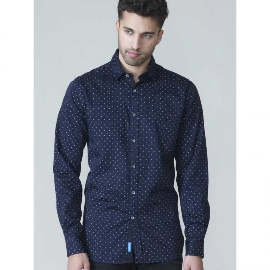 D555 Rashard Long Sleeve Printed Shirt - Košile - Košile 2XL-10XL