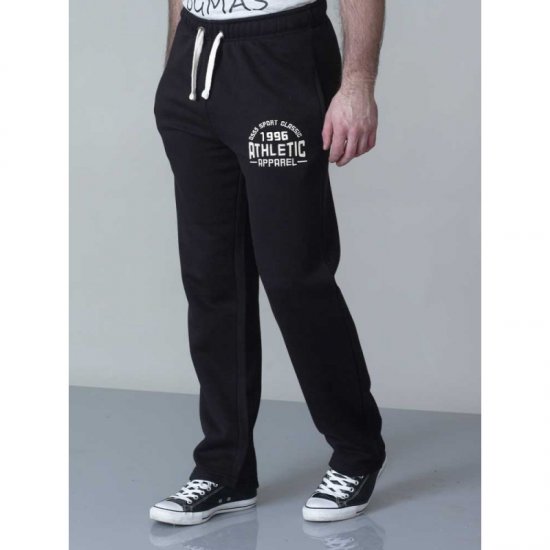 D555 Tony Sweatpants Black - Tepláky & kraťasy - Tepláky a Teplákové Kraťasy 2XL-12XL