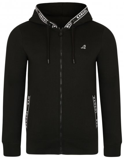 Kangol Foray Hoodie Black - Mikiny & mikiny s kapucí - Mikiny & Mikiny s kapucí 2XL-12XL