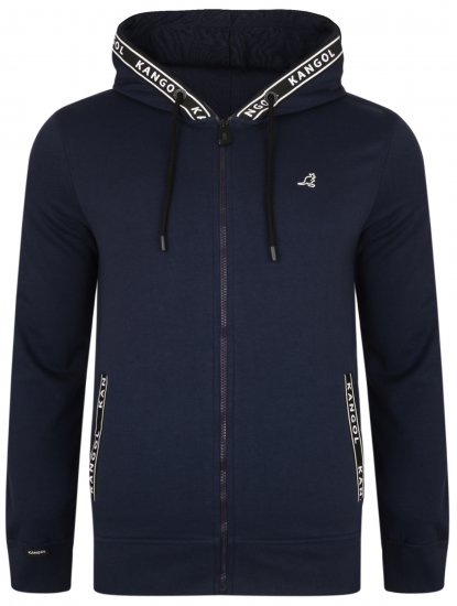 Kangol Foray Hoodie Navy - Mikiny & mikiny s kapucí - Mikiny & Mikiny s kapucí 2XL-12XL
