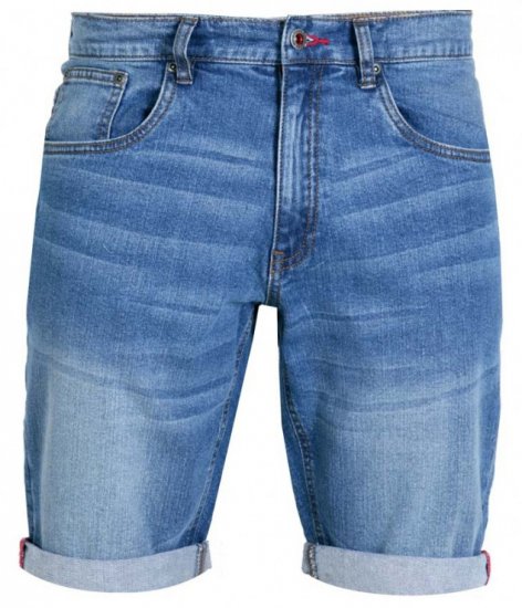 D555 Griffin Denim Shorts Stonewash - Šortky - Šortky Nadměrné Velikosti W40-W60