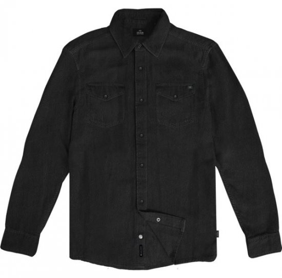 Double Outfitters GS-5126 Košile s patentky Černá - Košile - Košile 2XL-10XL