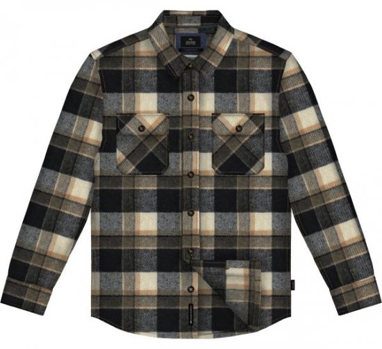 Double Outfitters GS-5233 Flanelová košile Námořnická modrá/Béžová - Košile - Košile 2XL-10XL