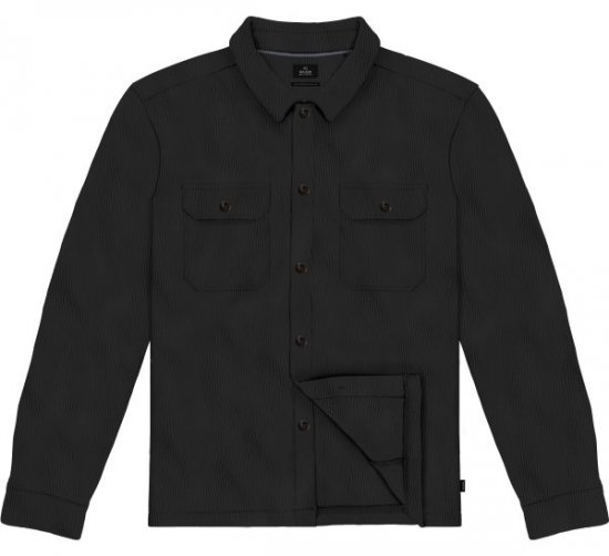 Double Outfitters GS-5237 Košilová bunda Černá - Košile - Košile 2XL-10XL